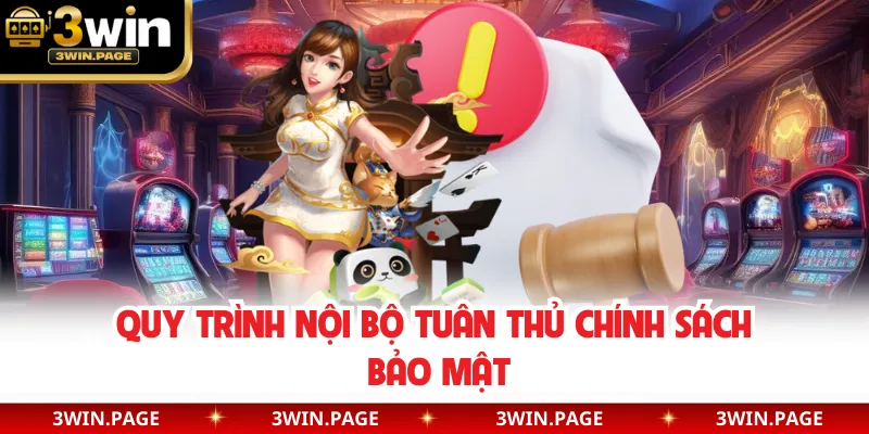 Quy trình nội bộ tuân thủ chính sách bảo mật
